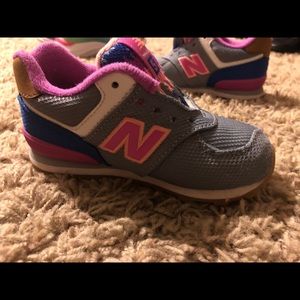 Multi colored girls new balance